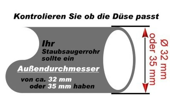 Staubsaugewrdüse Universal Hartbodendüse Parkettdüse inkl. Adapter