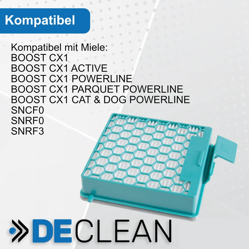 Filter kompatibel mit Miele CX1 Serie - AirClean 11639240 SF-HY60