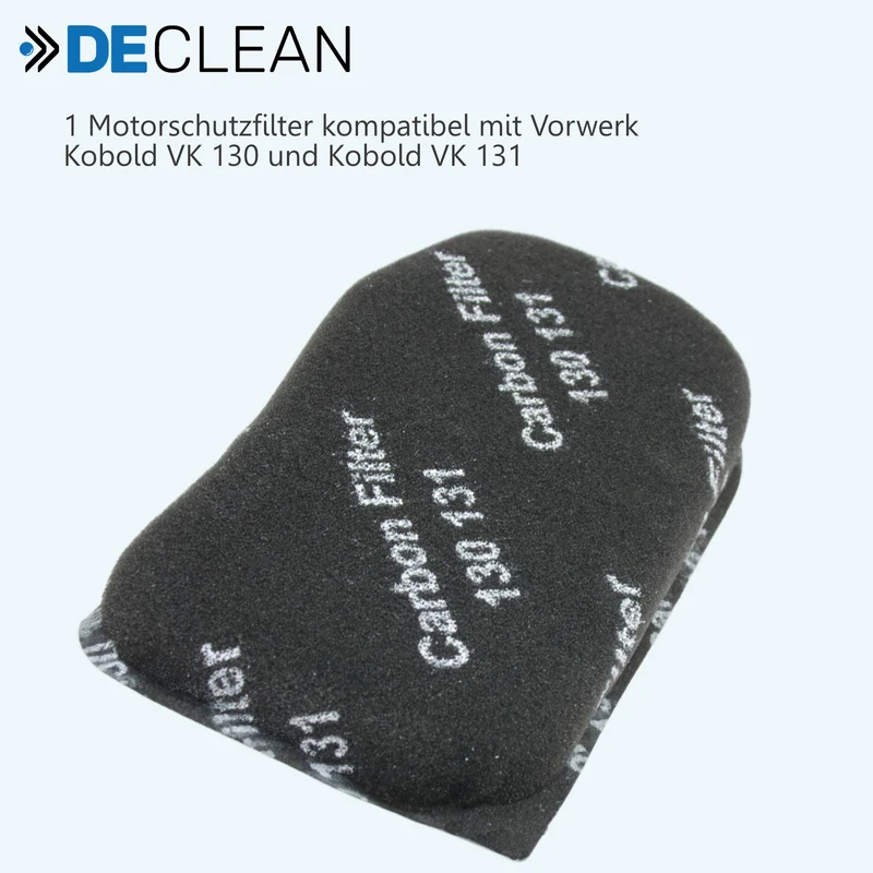 Set Geruchs Feinfilter kompatibel mit Vorwerk Kobold VK 130 131 EB 350 351
