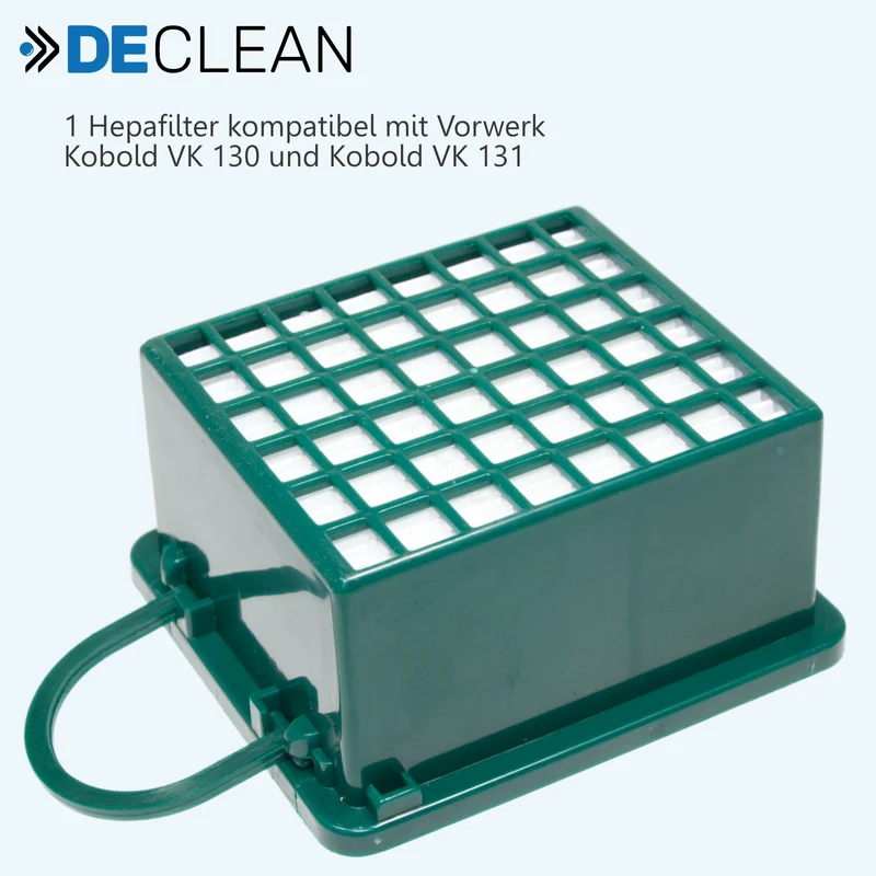 HEPA-Filter kompatibel mit Vorwerk Kobold 130 131 Hygienefilter