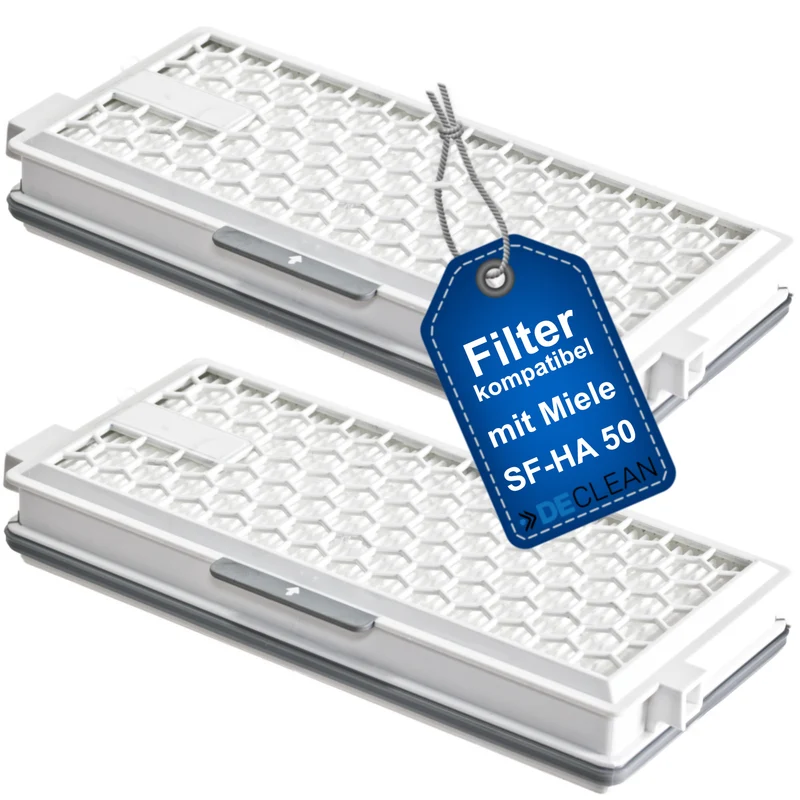 2 x Filter kompatibel mit Miele SF-AP50 für Staubsauger S5210 S5281 S5781
