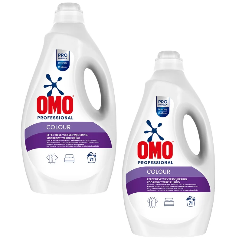 Omo Professional Colour Flüssigwaschmittel für Buntwäsche ab 5L