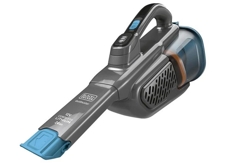 Black+Decker Akkusauger Dustbuster BHHV320B 12 Volt titanium / blau
