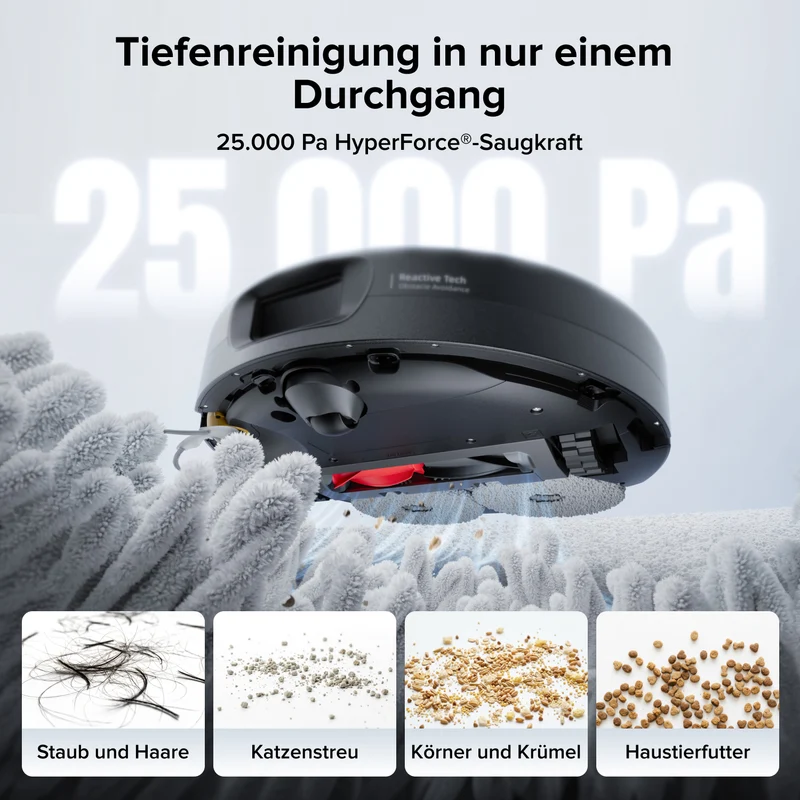 Roborock Qrevo 2 Pro Set – Saugroboter mit automatischem Mopp-Entfernen