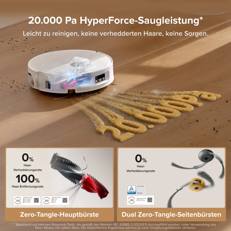 Roborock Qrevo Curv 2 Flow Saug- und Wischroboter mit Multifunktions-Dockingstation