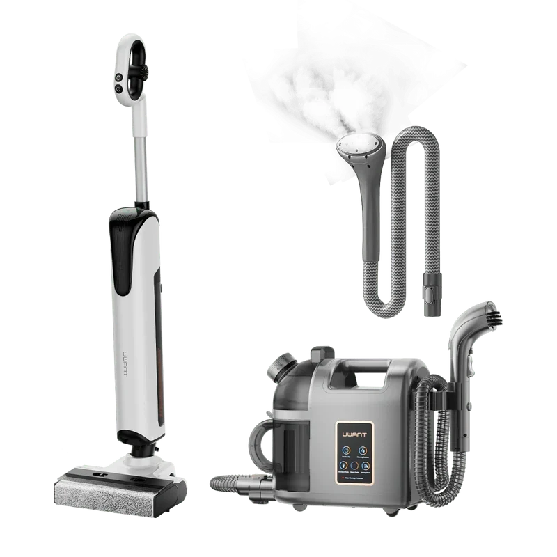 Bundle: UWANT D700 Nass- und Trockensauger × B200 Dampfreiniger