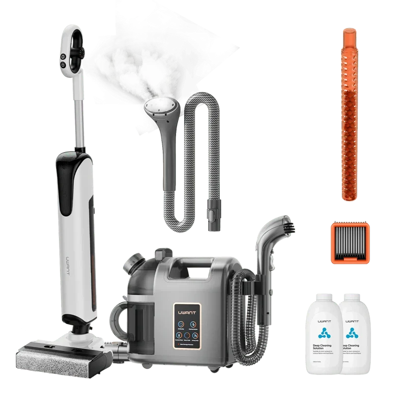 Bundle: UWANT D700 Nass- und Trockensauger × B200 Dampfreiniger
