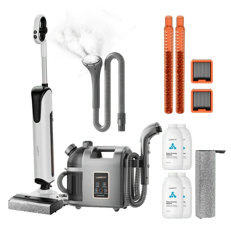 Bundle: UWANT D700 Nass- und Trockensauger × B200 Dampfreiniger