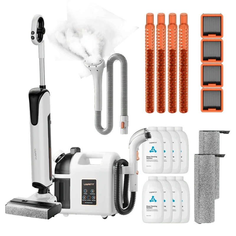 Bundle: UWANT D700 Nass- und Trockensauger × B200 Dampfreiniger