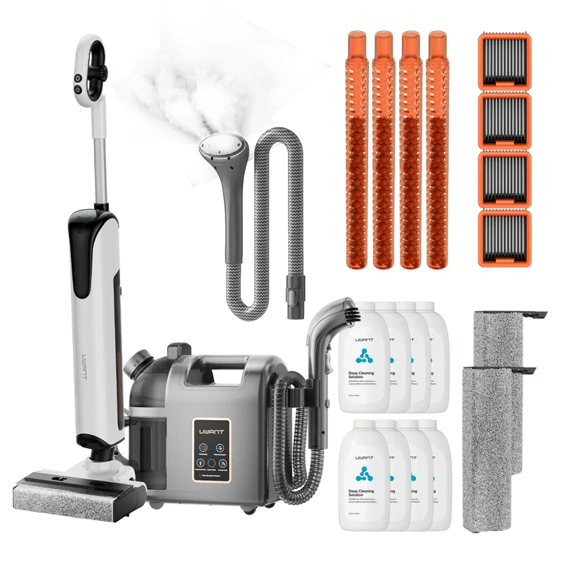 Bundle: UWANT D700 Nass- und Trockensauger × B200 Dampfreiniger