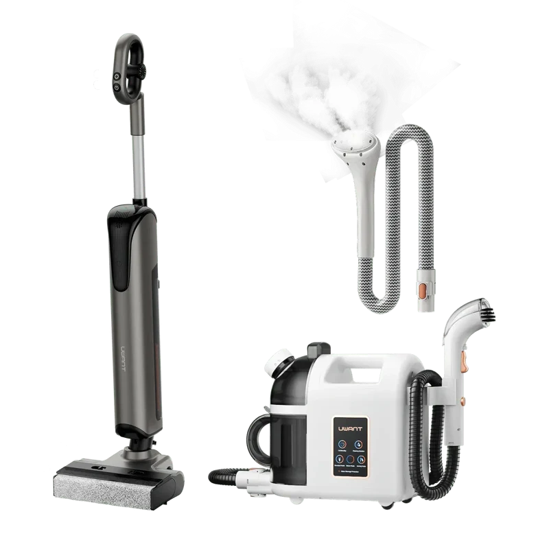 Bundle: UWANT D700 Nass- und Trockensauger × B200 Dampfreiniger