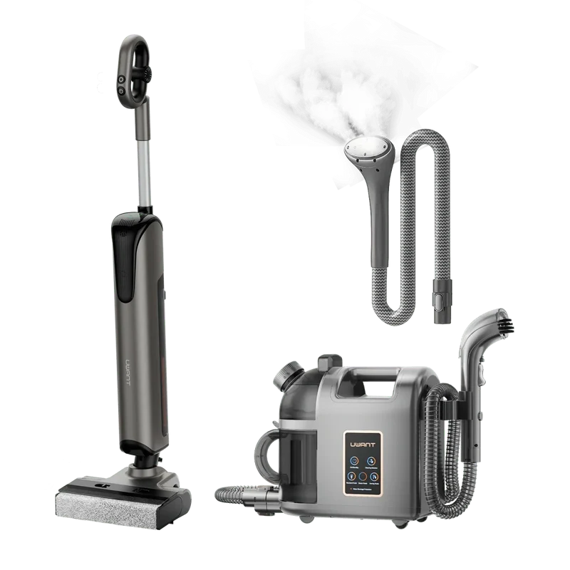 Bundle: UWANT D700 Nass- und Trockensauger × B200 Dampfreiniger
