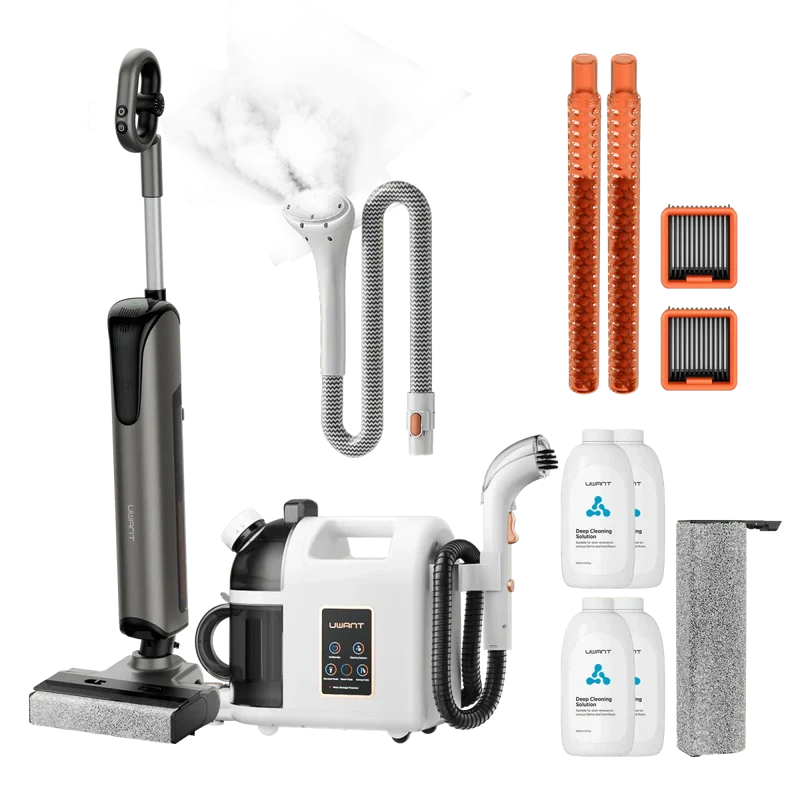 Bundle: UWANT D700 Nass- und Trockensauger × B200 Dampfreiniger