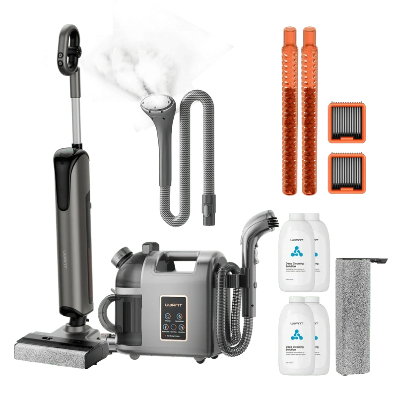 Bundle: UWANT D700 Nass- und Trockensauger × B200 Dampfreiniger