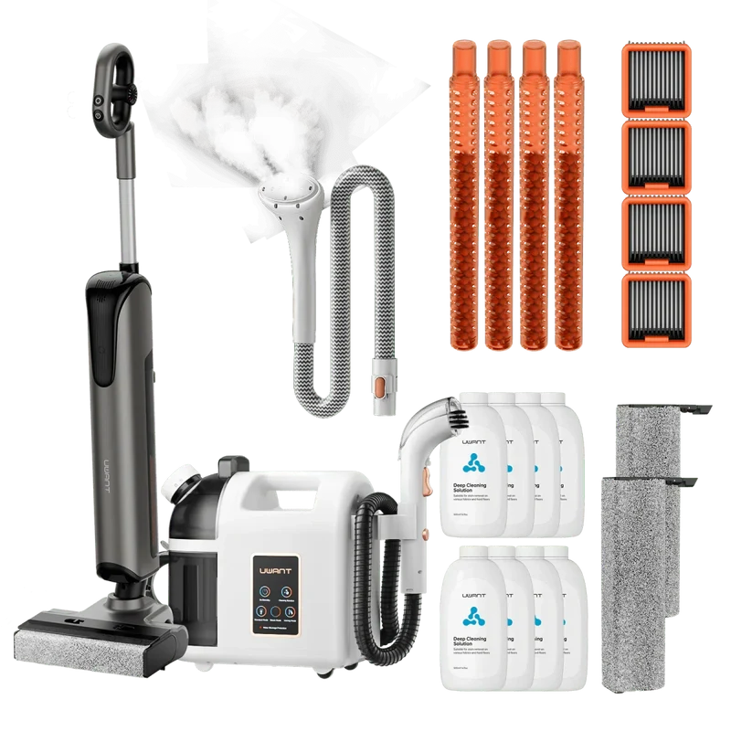 Bundle: UWANT D700 Nass- und Trockensauger × B200 Dampfreiniger