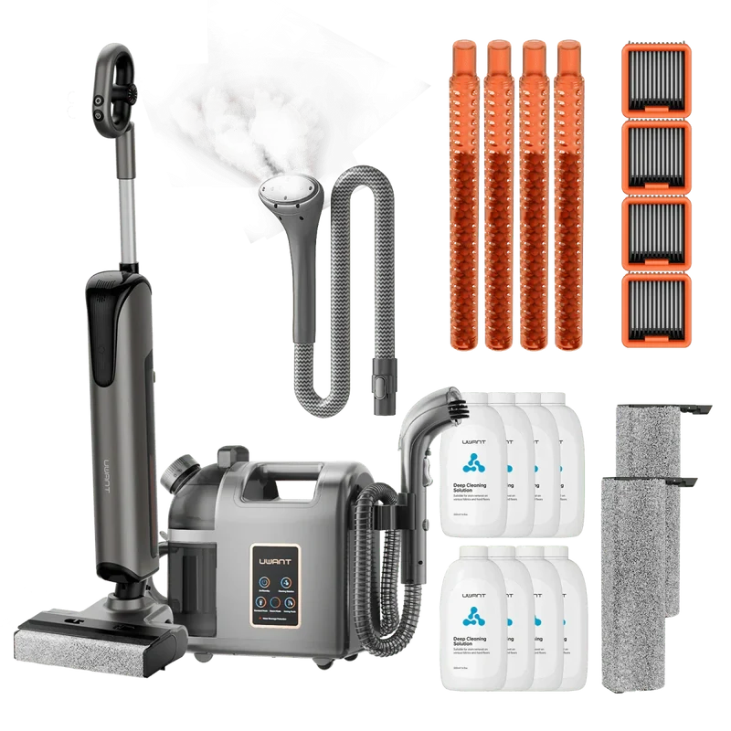 Bundle: UWANT D700 Nass- und Trockensauger × B200 Dampfreiniger