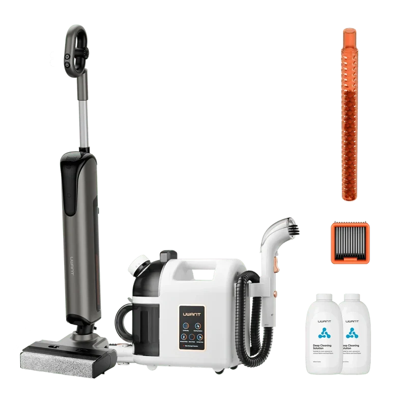 Bundle: UWANT D700 Nass- und Trockensauger × B200 Dampfreiniger