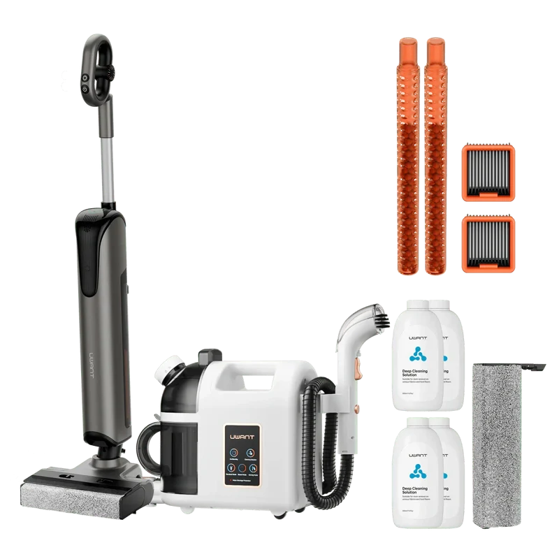 Bundle: UWANT D700 Nass- und Trockensauger × B200 Dampfreiniger