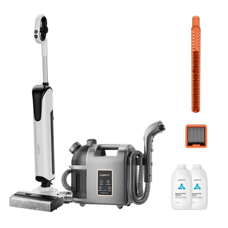 Bundle: UWANT D700 Nass- und Trockensauger × B200 Dampfreiniger