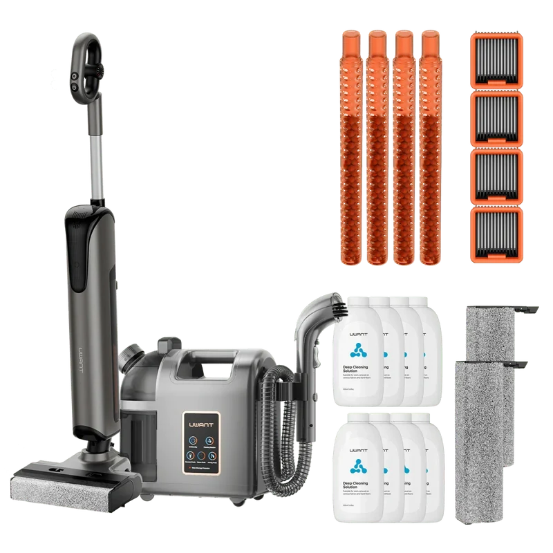 Bundle: UWANT D700 Nass- und Trockensauger × B200 Dampfreiniger