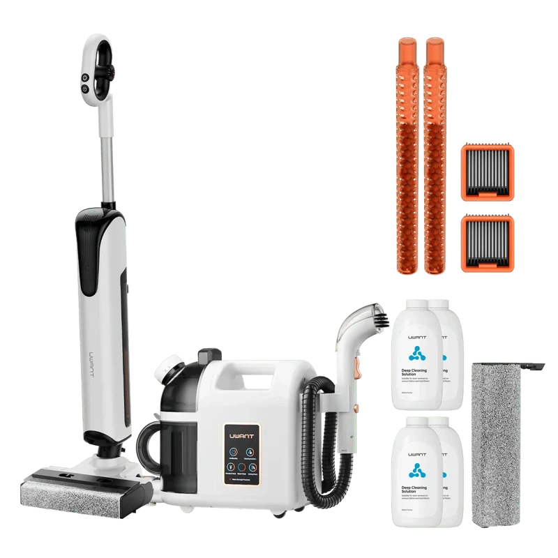 Bundle: UWANT D700 Nass- und Trockensauger × B200 Dampfreiniger
