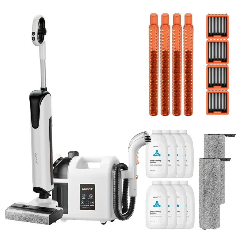 Bundle: UWANT D700 Nass- und Trockensauger × B200 Dampfreiniger
