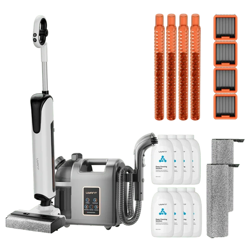 Bundle: UWANT D700 Nass- und Trockensauger × B200 Dampfreiniger