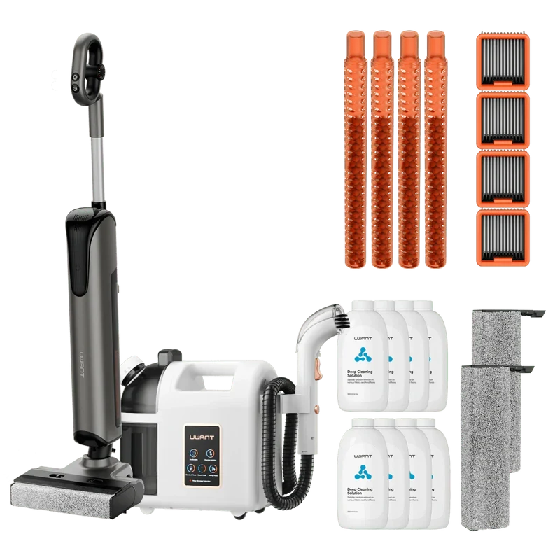Bundle: UWANT D700 Nass- und Trockensauger × B200 Dampfreiniger