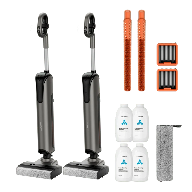 Bundle: UWANT D700 Nass- und Trockensauger, Bodenreiniger