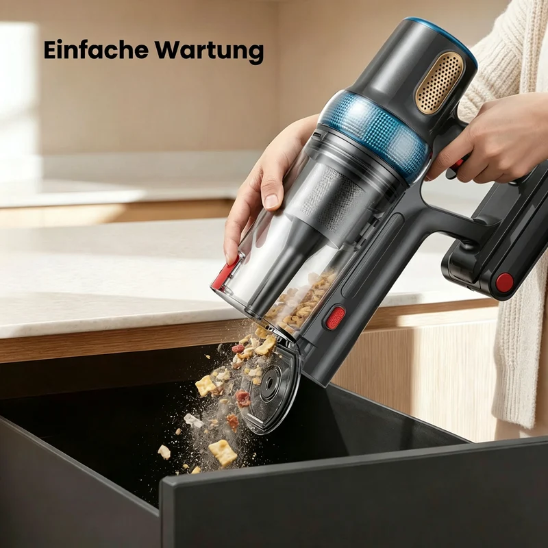 Yaber P20 Akku-Staubsauger – 120 AW starke Saugleistung & bis zu 52 Min. Laufzeit