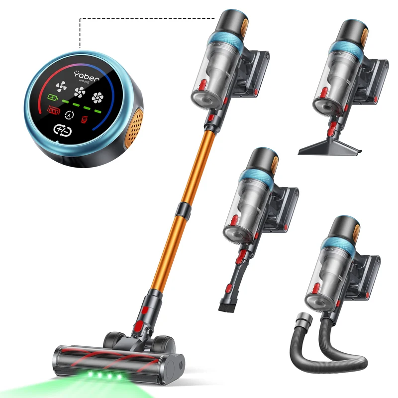Yaber P20 Akku-Staubsauger – 120 AW starke Saugleistung & bis zu 52 Min. Laufzeit