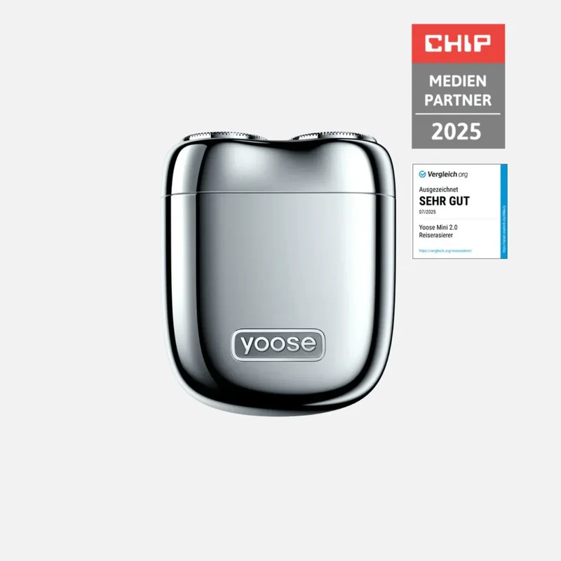 yoose Mini 2.0 – Kompakter Elektrorasierer für unterwegs