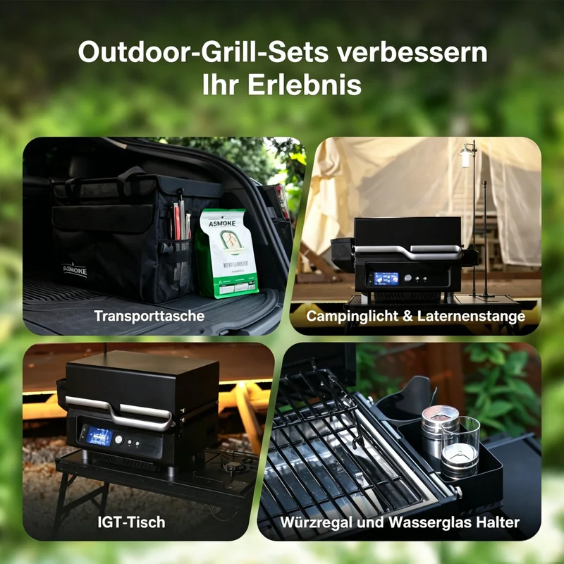 Neu: Asmoke Essential – Kompakter Holzpellet-Grill mit 5" Touchscreen, FlameTech & ASCA™ Smoker-Technologie