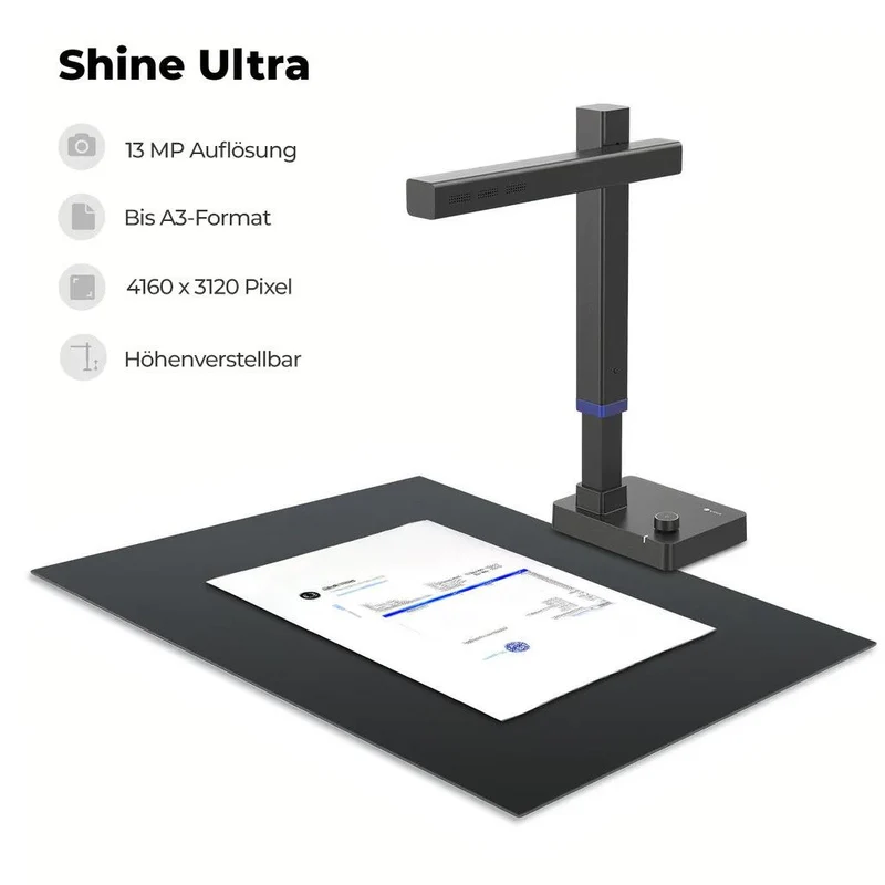 (inkl. 12,99 € Gratis-Lesezeichen) CZUR Shine Ultra Serie Scanner