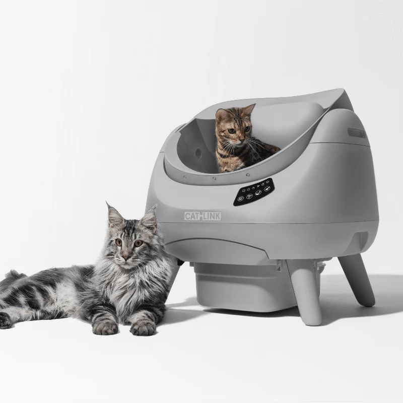 CATLINK Open-X Lite – Offene, selbstreinigende Katzentoilette