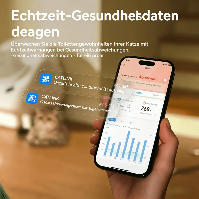 CATLINK Open-X Lite – Offene, selbstreinigende Katzentoilette