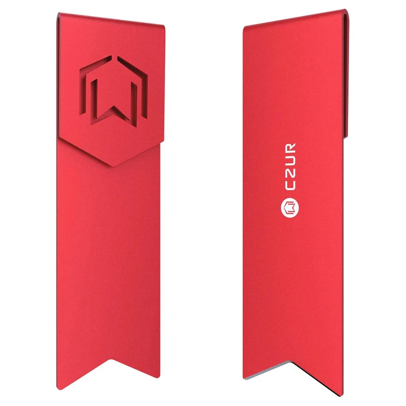CZUR AirAlu Lesezeichen – Ultraleichtes 1 mm Bookmark aus Flugzeug-Aluminium