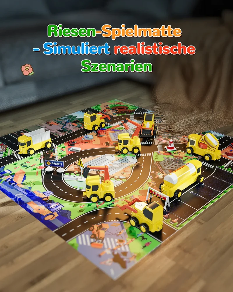Magfun Magnetische Bausteine Spielzeug – 3D Baufahrzeuge, Vielseitig & Kreativ