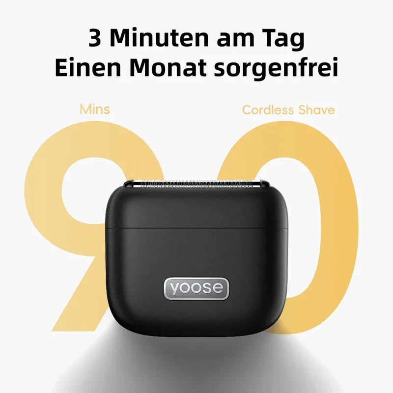 yoose MINI 5 – Tragbarer Elektrorasierer aus hochwertiger Legierung