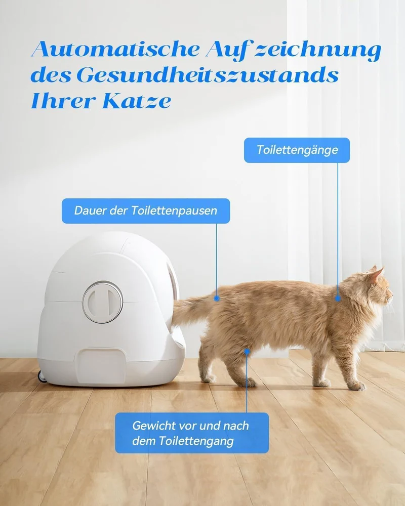 Bundle: Catlink Baymax mit Treppe selbstreinigende Katzentoilette + Zubehör