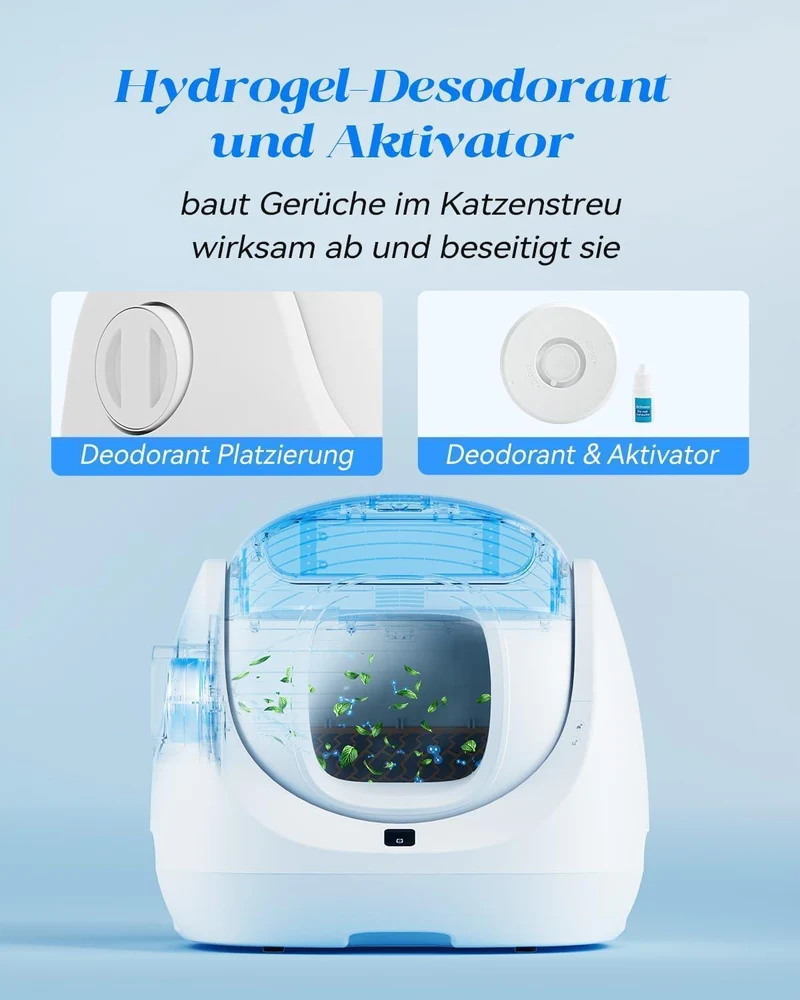 Bundle: Catlink Baymax mit Treppe selbstreinigende Katzentoilette + Zubehör