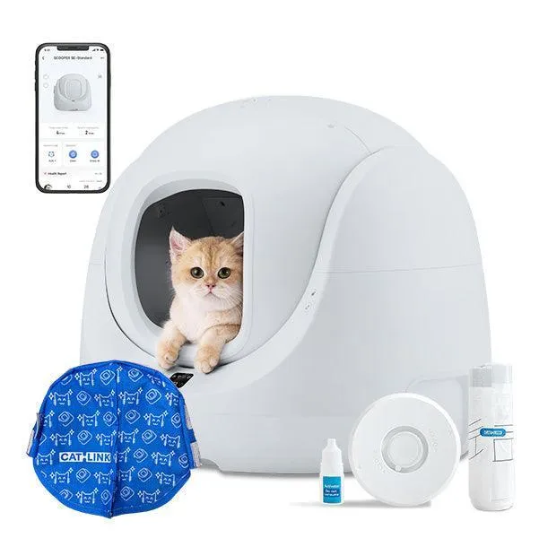 Catlink Baymax Lite(Grau) selbstreinigende Katzentoilette