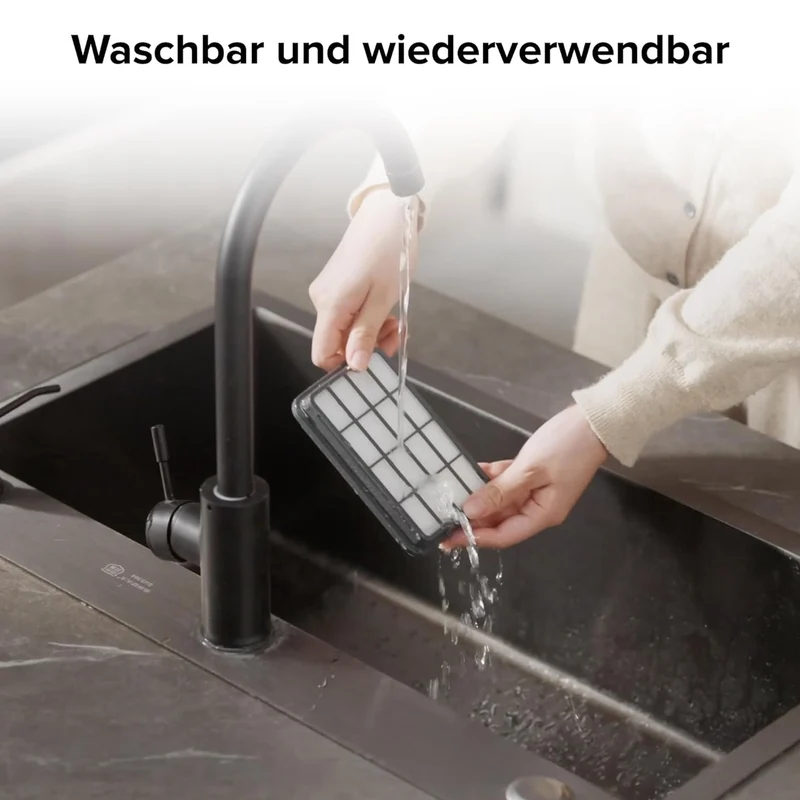 Roborock Original Waschbarer Filter für H60 Hub Ultra und H60 Hub Pro Stielstaubsauger