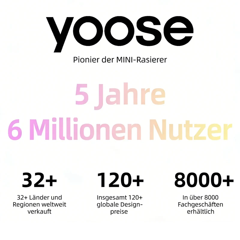 yoose NANO Electric Razor für Damen