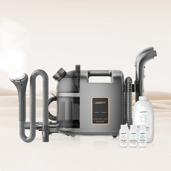 UWANT B200 Dampfreiniger-Set (inkl. Dampfbürste und Reinigungsflüssigkeit)