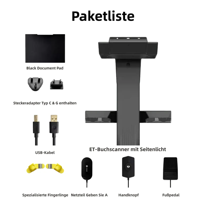 (Gratiszugabe bis zu 69 €) CZUR ET 16/18/24/25/26(Max) Scanner Dokumentescanner