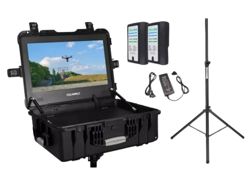Monitorset mit Akku & Stativ