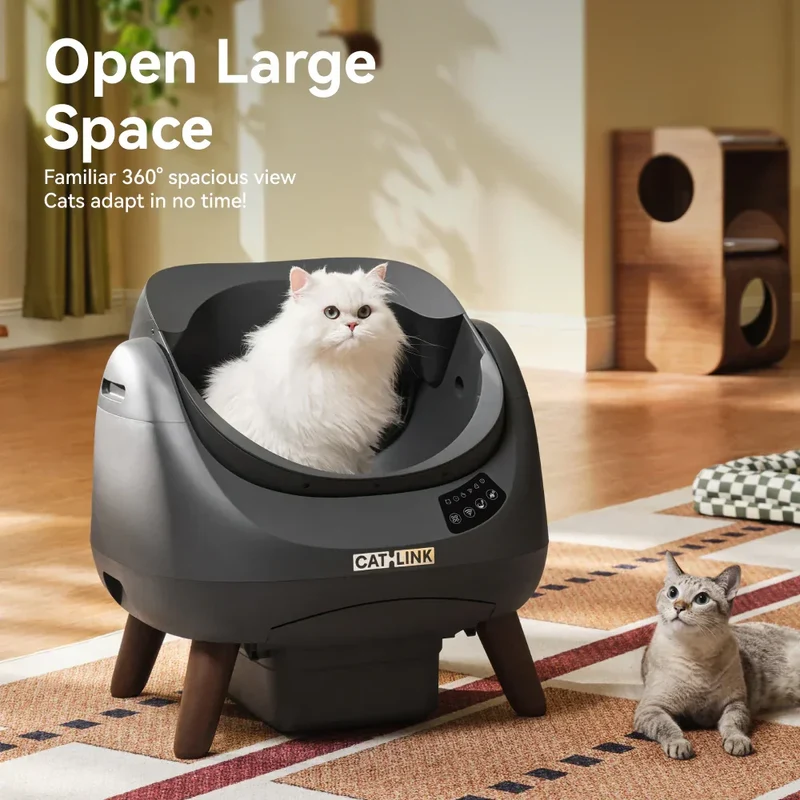 CATLINK Open-X – Offene, selbstreinigende Katzentoilette