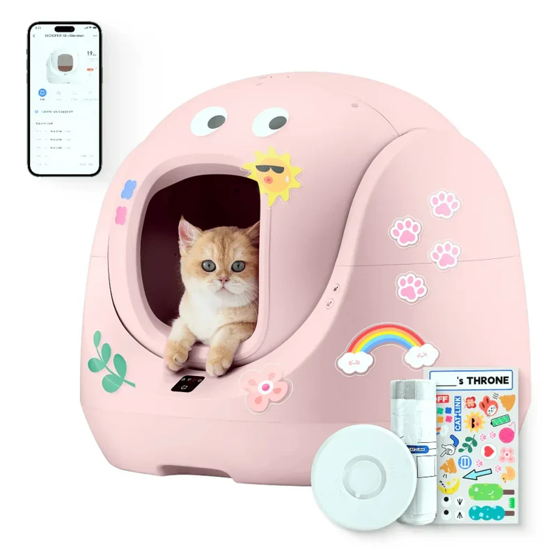 Catlink Baymax Sakura selbstreinigende Katzentoilette