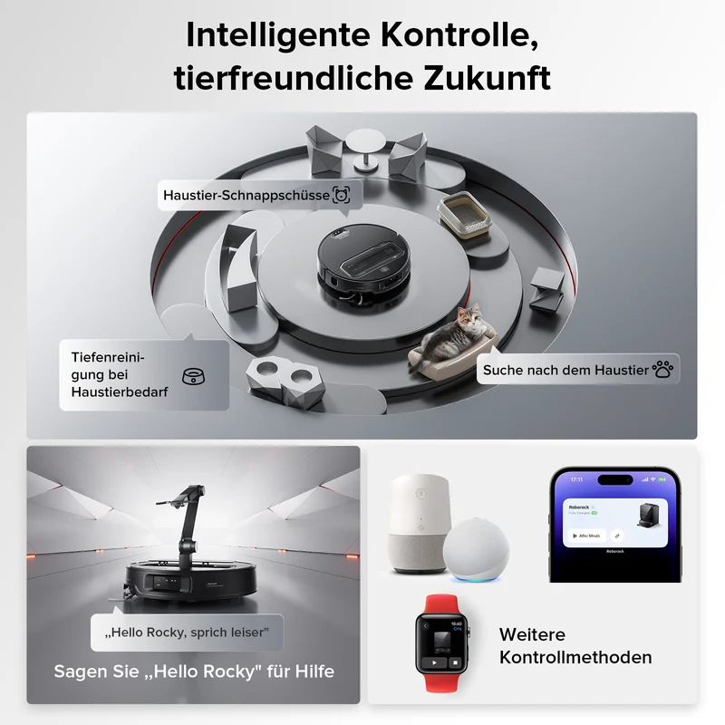 Roborock Saros Z70 Staubsaugerroboter mit mechanischem OmniGrip™ Arm